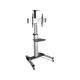 Eaton Tripp Lite Series Rolling TV/Monitor Cart - for Flat/Curved 32" to 70" TVs and Monitors - 150 lb Load Capacity - 2 x Shelf(ves, Metal, Plastic, Aluminum, Steel - Black Eaton Tripp Lite Series Rolling TV/Monitor Cart - for Flat/Curved 32" to 70" TVs and Monitors - 150 lb Load Capacity - 2 x Shelf(ves, Metal, Plastic, Aluminum, Steel - Black