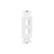 Eaton Tripp Lite Series Center Plate Insert, Decora Style - Vertical, 2 Ports, TAA - 2 x Total Number of Socket(s) - White Eaton Tripp Lite Series Center Plate Insert, Decora Style - Vertical, 2 Ports, TAA - 2 x Total Number of Socket(s) - White