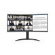 LG Ultrawide 34BR55QC-B 34" Class UWQHD Curved Screen LCD Monitor - 21:9 - Textured Black