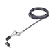 Universal Laptop Lock 6.6ft, Security Cable For Notebook Compatible w/Noble Wedge/Nano/K-Slot; Keyed Locking Cable - Universal laptop lock compatible w/ Noble Wedge Universal Laptop Lock 6.6ft, Security Cable For Notebook Compatible w/Noble Wedge/Nano/K-Slot; Keyed Locking Cable - Universal laptop lock compatible w/ Noble Wedge