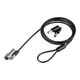 4XEM Notebook/Laptop Nano Slot Lock- 6FT - 6 ft Cable - Keyed Lock - Black - Vinyl Coated Steel - For Notebook, Tablet 4XEM Notebook/Laptop Nano Slot Lock- 6FT - 6 ft Cable - Keyed Lock - Black - Vinyl Coated Steel - For Notebook, Tablet