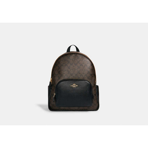 Large Court Backpack In Signature Canvas
