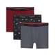 Men's Athletic Fit Logo Boxers Briefs (3 Pack)
