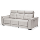 AICO Mia Bella Bentley 3pc Sofa Set w/ Motion MBL-BNTLY-SSC3LGR-43
