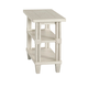 American Drew Grand Bay Wayland Chairside Table in Egret 016-917