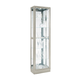 Pulaski Platinum Metallic Right Side Entry Curio 21455