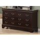Coaster Louis Philippe Dresser in Cappuccino 201983