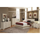 9. Coaster Jessica 4-Piece Platform Bedroom Set in White