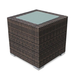 Source Outdoor Lucaya End Table in Espresso SO-400-10
