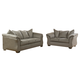 4-Piece Darcy Living Room Set in Cobblestone