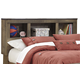 Trinell Full Bookcase Headboard in Warm Rustic Oak B446-65 FedEx/UPS Trinell Full Bookcase Headboard in Warm Rustic Oak B446-65 FedEx/UPS