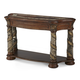 AICO Villa Valencia Sofa Table in Classic Chestnut 72203-55