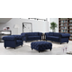 Meridian Chesterfield 2 Piece Living Room Set in Navy