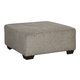 Ballinasloe Oversized Accent Ottoman in Platinum 8070208 FedEx/UPS Ballinasloe Oversized Accent Ottoman in Platinum 8070208 FedEx/UPS