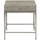 Bernhardt Linea Drawer End Table in Cerused Greige 384-124G