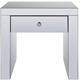Acme Furniture Noralie End Table in Mirrored & Faux Diamonds 81477