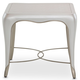 AICO Furniture London Place End Table in Creamy Pearl AICO Furniture London Place End Table in Creamy Pearl