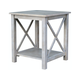 John Thomas Furniture Hampton End Table in Taupe Gray OT09-70E John Thomas Furniture Hampton End Table in Taupe Gray OT09-70E