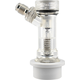 CMBecker Ball Lock Quick Disconnect (QD) | Built-In Check Valve | Gas In | Flared | High-Quality Plastic QD | NSF Registered | Made in Germany | Assembled in USA