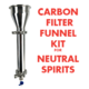 Activated Carbon Filter Kit - Funnel Style