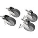 BrewBuilt® X-Series Uni Conical Rolling Caster Kit | 7 & 14 Gallon