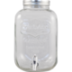 Glass Beverage Dispenser | Plastic Spigot | 5L | 1.3 Gal.