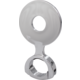 Chrome Plated Plastic Decal Holder - 82 mm