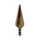 Step Drill Bit | Self-Starting | HSS High Speed Steel | Titanium Nitride Coated | 0.15 ? 0.78 in.