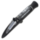 KegLand Saber Refractometer | Auto Temperature Compensation | LED Light Sample Illumination | Triple Scale | SG Sugar, Brix, SG Wort | Magnetic Rechargeable Battery | Water Resistant | Carrying Case
