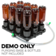 The Vintage Shop | PET Bottle Rack for 2-in-1 Bottle Washer | 12 Seat