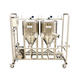 Speidel CIP System | Clean In Place | Stainless Steel Conical Tanks | Rolling Cart | 110V