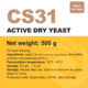 Angel Yeast | CS31 Saison Ale Yeast | 500 g