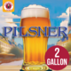 Flash Brewing® | Pilsner | 2 Gallon Beer Recipe Kit | Just Mix & Ferment
