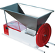 EnoItalia Manual Crusher Destemmer | Stainless Steel Hopper | Nylon Rollers
