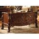 Acme Dresden Traditional Office Desk in Cherry Oak 12169 EST SHIP TIME APPX 4 WEEKS