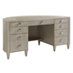 Sligh Greystone Dylan Demilune Desk in Pearl Grey 250-402