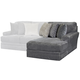 Jackson Furniture Mammoth RSF Chaise in Smoke/Pepper 437676 SPECIAL