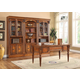 Parker House Huntington Library Wall Unit in Vintage Pecan - Option 4 PROMO  CODE:UNIV11 for 11% Off