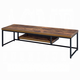 ACME Bob TV Stand in Weathered Oak and Black Metal 91782 ACME Bob TV Stand in Weathered Oak and Black Metal 91782