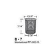 Aladdin Basket for International PP 8102-15 | B-7