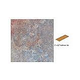 National Pool Tile Raku 3x12 Single Bullnose Pool Tile | Ocean Blue | RUOCEAN SBN