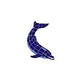 Artistry In Mosaics Dolphin Classic Downward Mosaic | Small - 22" x 16" | DOLBLUDS