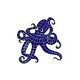 Artistry In Mosaics Octopus Mosaic | Large - 34 in x 38 in | OCTBLUOL