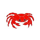 Artistry In Mosaics Crab Red Mosaic | 11" | CFRREDOS