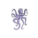 Artistry In Mosaics Octopus Glass Mosaic | 36" x 27" | G-OCM