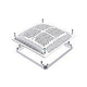 Hayward Frame and Grate 12"x12" High Flow White | WGX1032BHF2