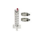 Blue White 2" Low Flow PVC Flow Meter 15-70 GPM | F-30200PR