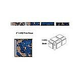 National Pool Tile Discovery Field 3x3 Trim | Terra Blue | DSF10N .25RD