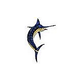 Ceramic Mosaic Marlin | 66" x 43" | M63