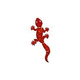 Ceramic Mosaic Gecko 13inch x 5inches | Red | LG62R